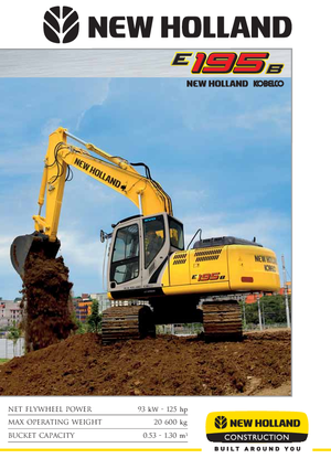 Raupenbagger New Holland E 195 B EL