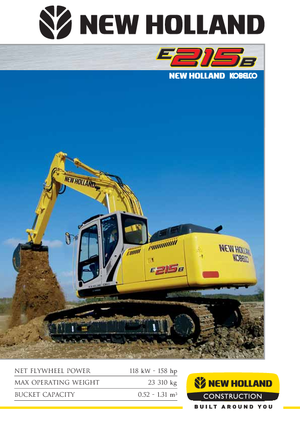 Raupenbagger New Holland E 215 B EL