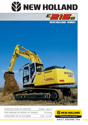 Raupenbagger New Holland E 215 B EL