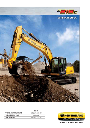 Raupenbagger New Holland E215C LC