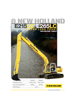 Raupenbagger New Holland E 215 LCM