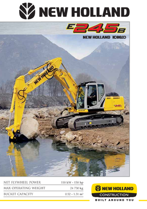 Raupenbagger New Holland E 245 B LC