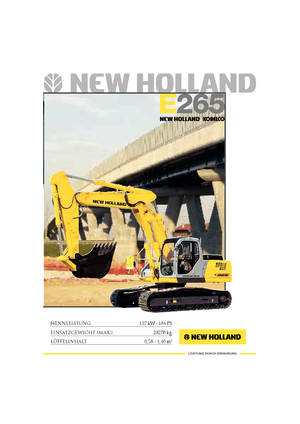 Raupenbagger New Holland E 265