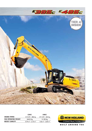 Raupenbagger New Holland E385C LC