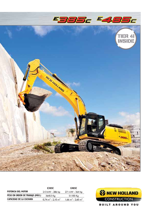 Raupenbagger New Holland E385C LC