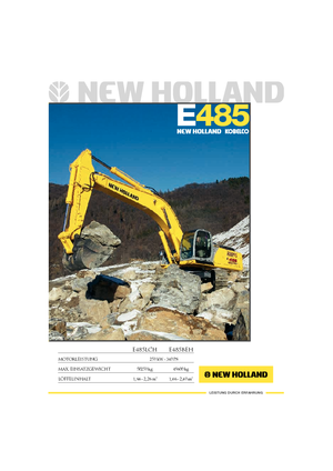 Raupenbagger New Holland E 485