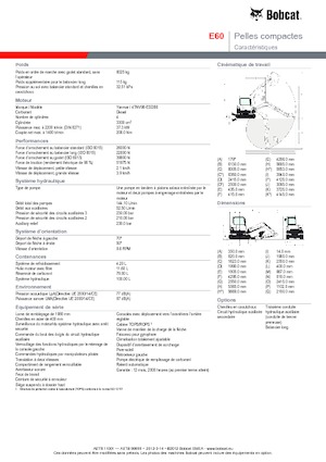 Raupenbagger Bobcat E 60