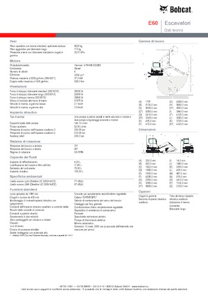 Raupenbagger Bobcat E 60