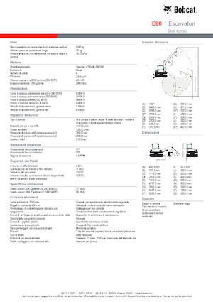 Raupenbagger Bobcat E 80
