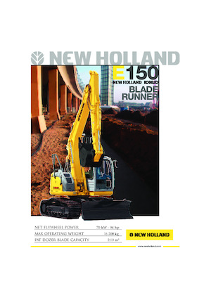 Raupenbagger New Holland E150 Blade Runner