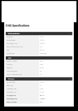 Raupenbagger Bobcat E165