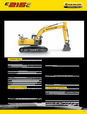 Raupenbagger New Holland E215C EVO
