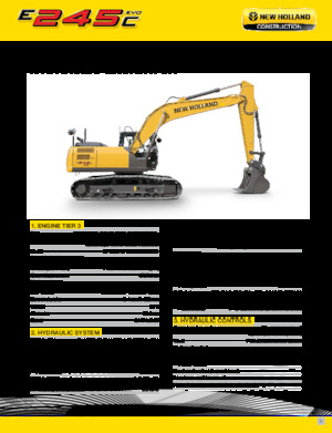 Raupenbagger New Holland E245C EVO