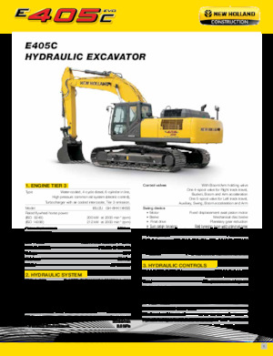 Raupenbagger New Holland E405C EVO