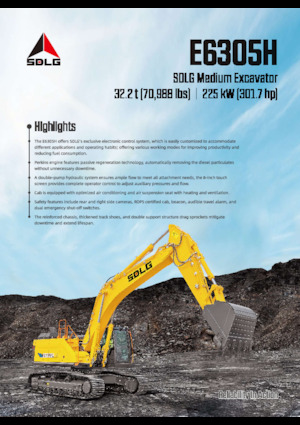 Raupenbagger SDLG E6305H