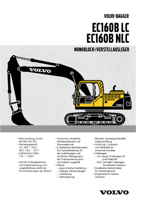Raupenbagger Volvo EC160BNLC