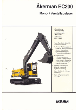 Raupenbagger Akerman-Volvo EC 200