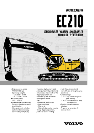 Raupenbagger Volvo EC210LC