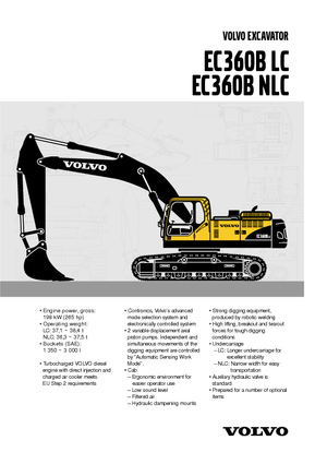 Raupenbagger Volvo EC360BLC