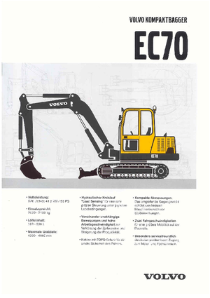 Raupenbagger Volvo EC70
