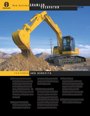 Raupenbagger New Holland EC160