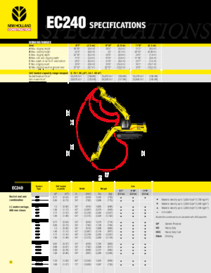 Raupenbagger New Holland EC240
