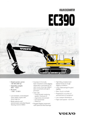Raupenbagger Volvo EC390