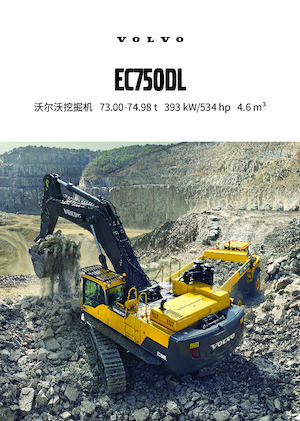 Raupenbagger Volvo EC750DL