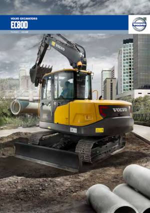 Raupenbagger Volvo EC80D