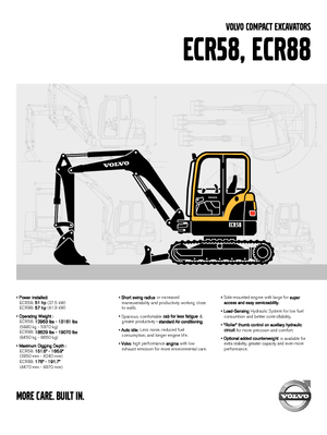 Raupenbagger Volvo ECR88