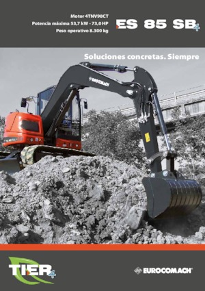 Raupenbagger Eurocomach ES 85 SB 4