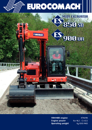 Raupenbagger Eurocomach ES 900 UR