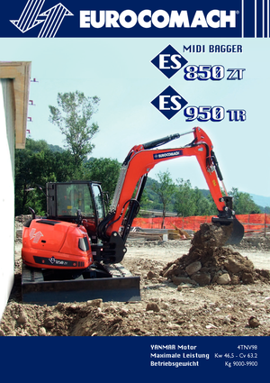 Raupenbagger Eurocomach ES 850 ZT
