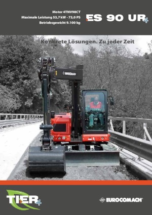 Raupenbagger Eurocomach ES 90 UR 4