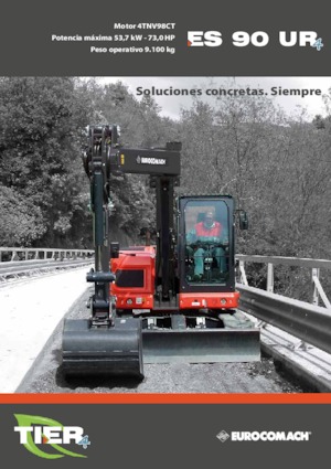 Raupenbagger Eurocomach ES 90 UR 4