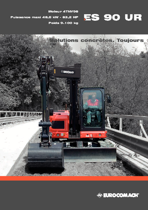 Raupenbagger Eurocomach ES 90 UR