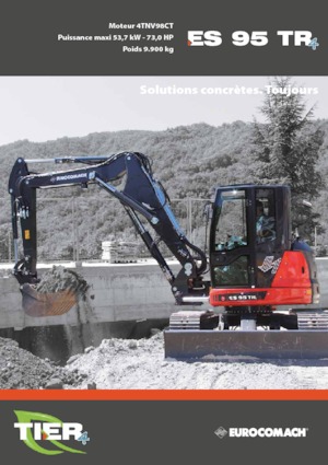 Raupenbagger Eurocomach ES 95 TR 4