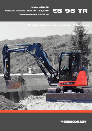 Raupenbagger Eurocomach ES 95 TR