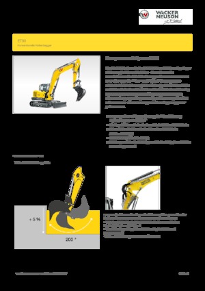 Raupenbagger Wacker Neuson ET90