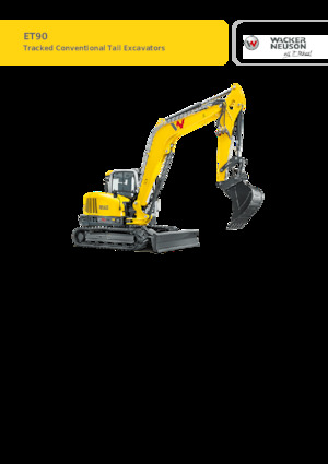 Raupenbagger Wacker Neuson ET90