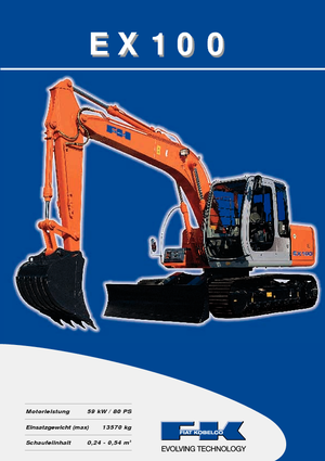 Raupenbagger Fiat Kobelco EX 100.5