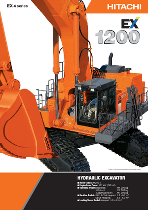 Raupenbagger Hitachi EX 1200-6