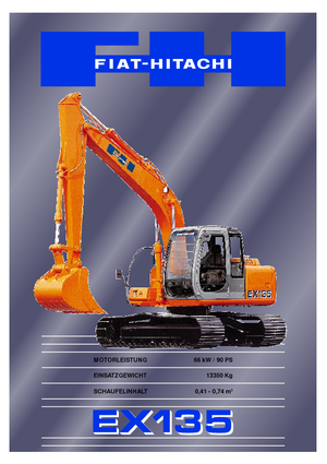 Raupenbagger Fiat-Hitachi EX 135