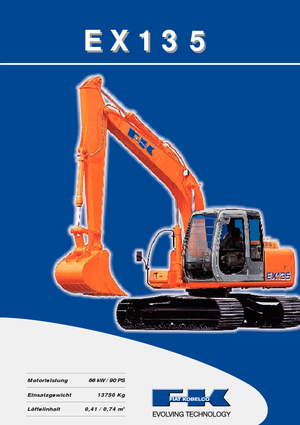 Raupenbagger Fiat Kobelco EX 135 USR