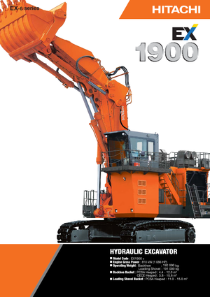 Raupenbagger Hitachi EX 1900-6