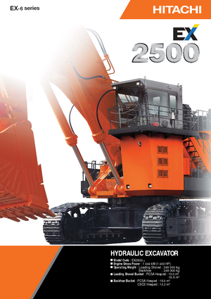 Raupenbagger Hitachi EX 2500-6