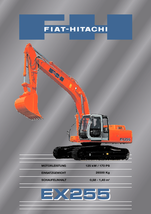 Raupenbagger Fiat-Hitachi EX 255