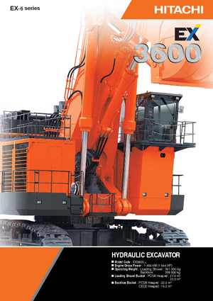 Raupenbagger Hitachi EX 3600-6
