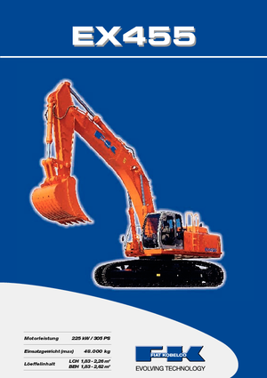 Raupenbagger Fiat Kobelco EX 455 LCH