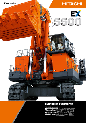 Raupenbagger Hitachi EX 5500-5